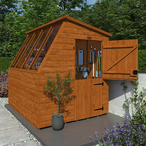 10'x6' Tiger Potting Sheds Right Hand Door - Garden Potting Shed - 0% Finance - Buy Now Pay Later - Tiger Sheds