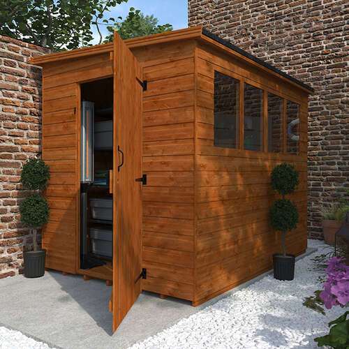 10'x6' Tiger Shiplap Lean To Pent Shed - 0% Finance - Buy Now Pay Later - Tiger Sheds