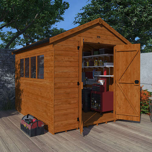 10'x8' Tiger Heavyweight Workshop Shed - Heavy Duty Framing UK - 0% Finance - Buy Now Pay Later - Tiger Sheds
