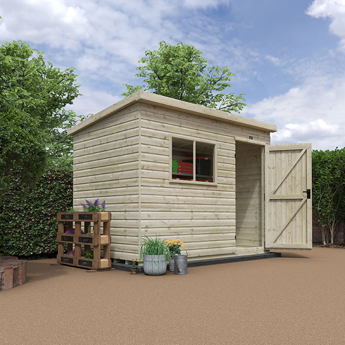 12'x6' Tiger Elite Pressure Treated Pent Shed - 0% Finance - Buy Now Pay Later - Tiger Sheds