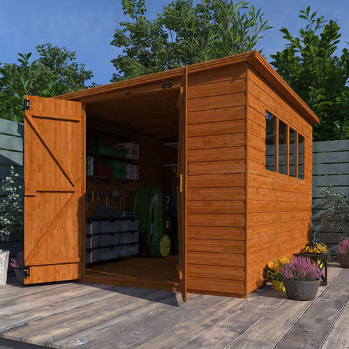 14'x10' Pent Workshop Sheds - Garden Workshop Shed - 0% Finance - Buy Now Pay Later - Tiger Sheds