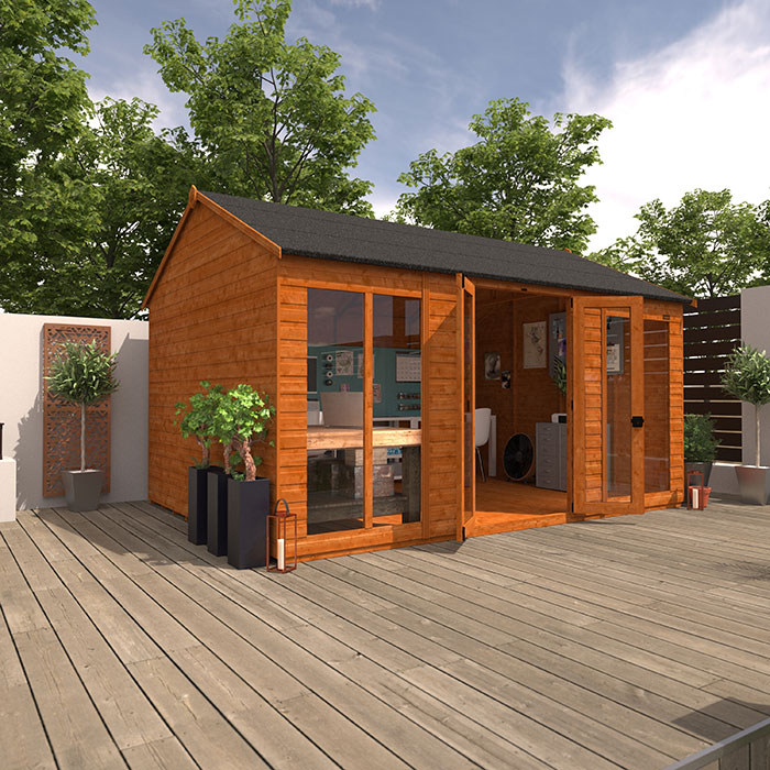 14'x10' Tiger Retreat Contemporary Summerhouse - 0% Finance - Buy Now Pay Later - Tiger Sheds