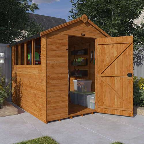 6'x4' Tiger Shiplap Apex Express Shed - Wooden Shiplap Sheds - 0% Finance - Buy Now Pay Later - Tiger Sheds
