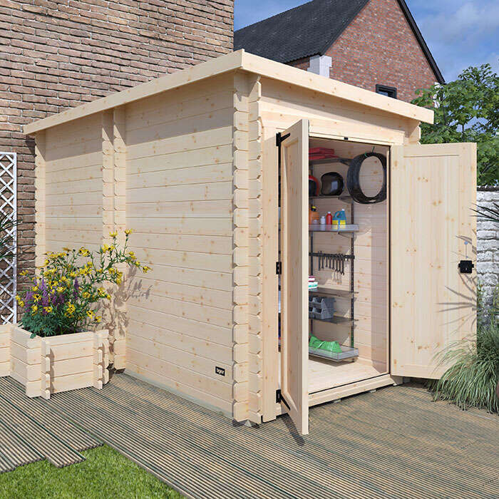 6x6 The Silva Log Cabins - 19mm Log Cabin - 0% Finance - Buy Now Pay Later - Tiger Sheds