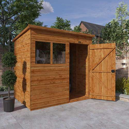 8'x6' Tiger Shiplap Pent Express Shed - 0% Finance - Buy Now Pay Later - Tiger Sheds