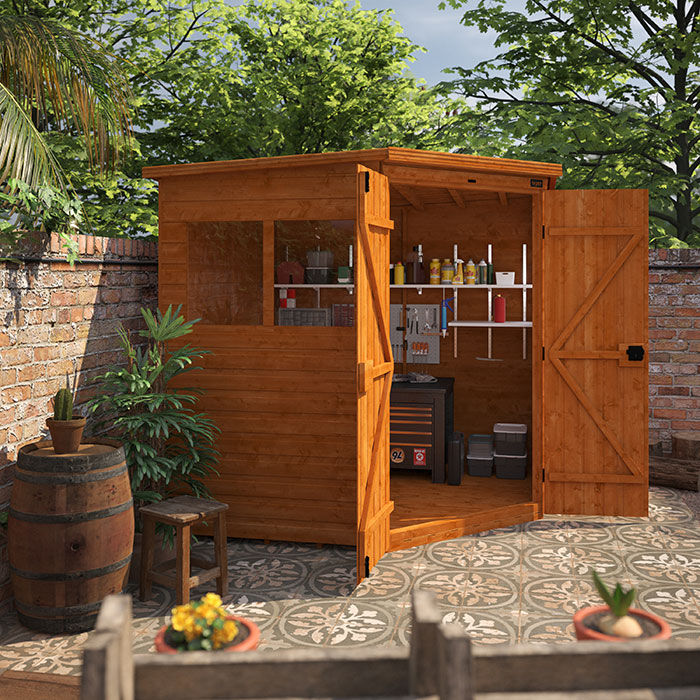8'x8' Tiger Deluxe Corner Shed - 0% Finance - Buy Now Pay Later - Tiger Sheds