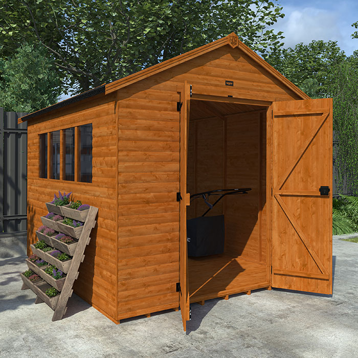 8'x8' Tiger Loglap Heavyweight Workshop Shed - 0% Finance - Buy Now Pay Later - Tiger Sheds