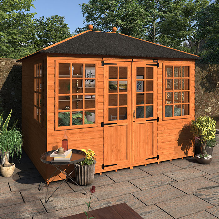 8'x8' Tiger Mayflower Summerhouse - 0% Finance - Buy Now Pay Later - Tiger Sheds