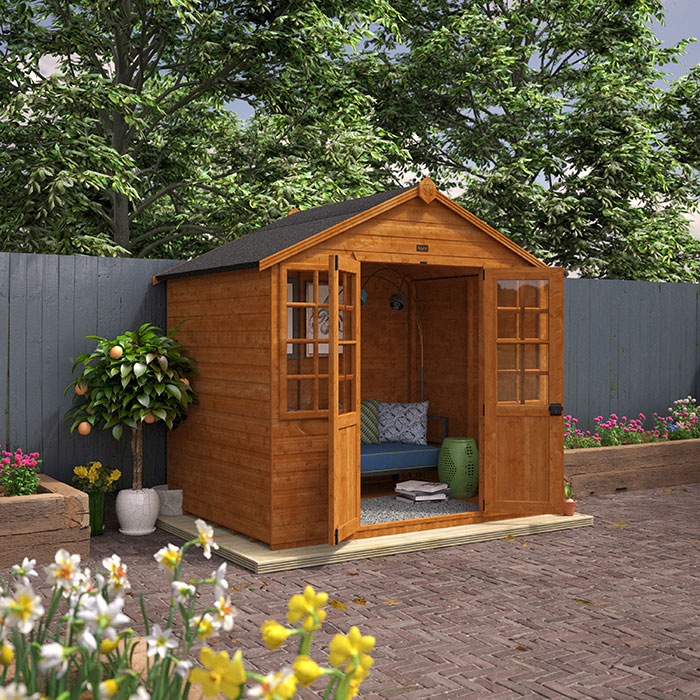 8'x8' Tiger Summerhouse - 0% Finance - Buy Now Pay Later - Tiger Sheds