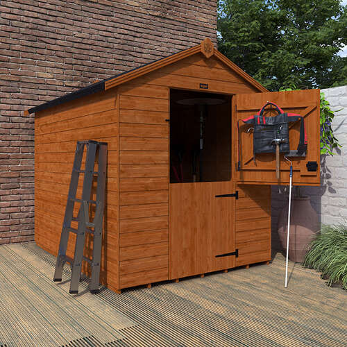 9'x6' Tiger Shiplap Windowless Apex Stable Door Shed - Wooden Shiplap Sheds - 0% Finance - Buy Now Pay Later - Tiger Sheds