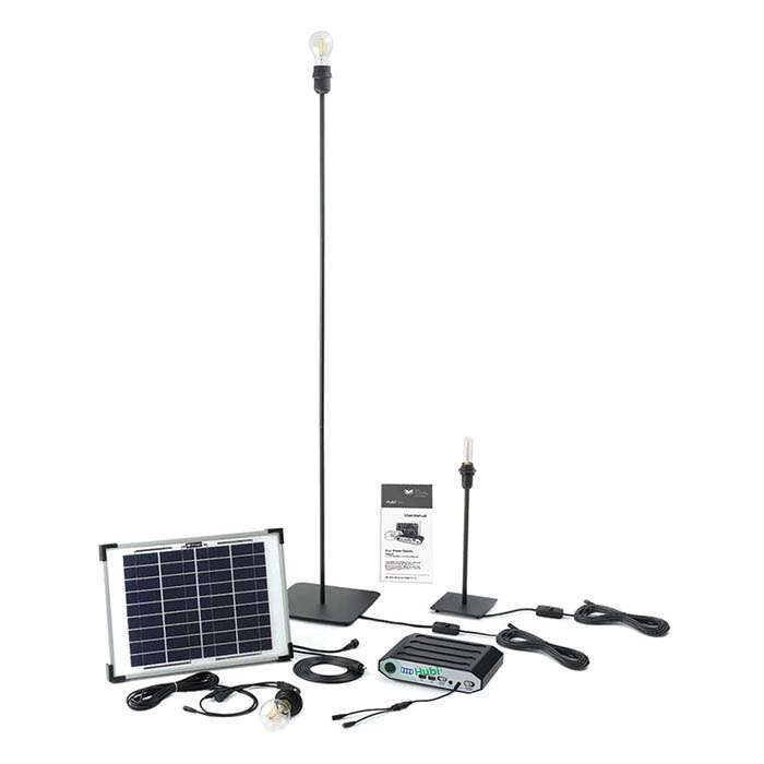Hubi Retro 3 Hubi Retro 3 - Solar Lighting Kit - 0% Finance - Buy Now Pay Later - Tiger Sheds